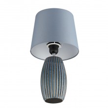 8123/1T COMFI LN25 синий, керамика/текстиль Настольная лампа E27 1*60W 220V LAPUNA