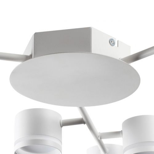8235/9C COMFI LN25 белый металл Люстра потолочная LED GX53 9*10W 220V GARETA