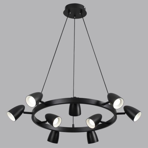 8237/9 COMFI черный, металл Светильник подвесной GU10 9*35W 220V ILMINA
