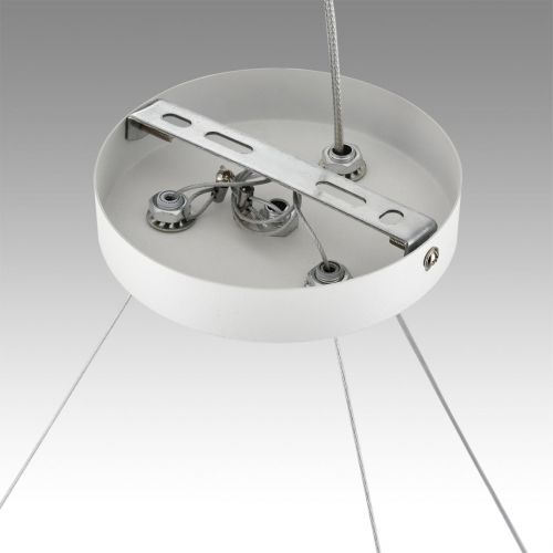 8242/9 COMFI LN25 белый металл Светильник подвесной LED GX53 8*7W 220V LUAZANA