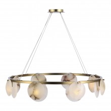 SL1520.303.08 Светильник подвесной ST-Luce Латунь/Алебастр G9 85W 4000K