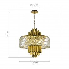 SL1635.303.09 Люстра подвесная ST-Luce Латунь/Прозрачный E14 940W