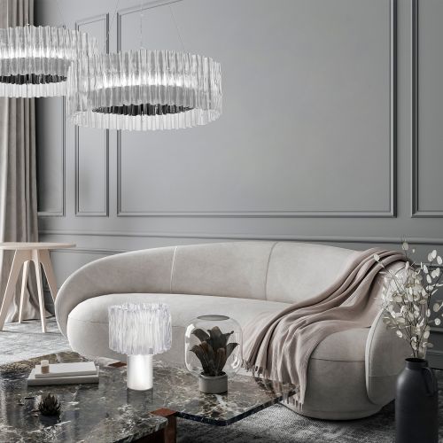 SL6012.203.01 Светильник подвесной ST-Luce Золотистый/Прозрачный LED 164W