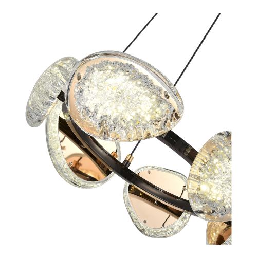 SL6018.203.48 Светильник подвесной ST-Luce Черный/Золотистый LED 148W 4000K