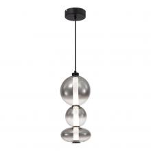 SL6119.403.24 Светильник подвесной ST-Luce Черный/Дымчато-Серый LED 124W 3000K