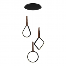 SL6131.403.36 Светильник подвесной ST-Luce Черный/Черный, Терракотовый LED 136W 4000K