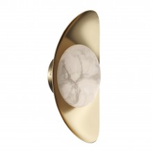 SL6229.201.01 Светильник настенный ST-Luce Золотистый/Алебастр LED 17W 3000K