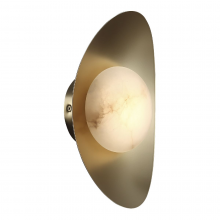 SL6229.211.01 Светильник настенный ST-Luce Золотистый/Алебастр LED 17W 3000K