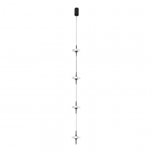 SL6231.403.04 Светильник подвесной ST-Luce Черный/Прозрачный LED 45W 4000K