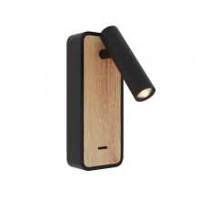 ST160.431.03 Светильник настенный ST-Luce Черный, Светлое дерево/Черный LED 13W 3000K