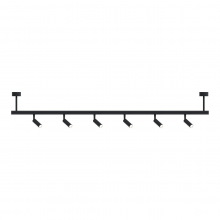ST1652.437.24 Модульный светильник Черный LED 124W 3000K 1 900Lm Ra>90 36° IP20 D30xH 48V