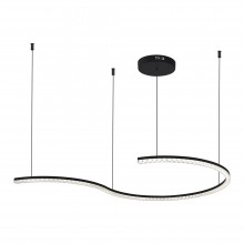 SL1018.403.01 Светильник подвесной ST-Luce черный/прозрачный LED 1*65W 4000K