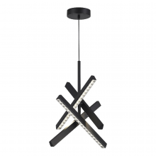 SL1018.413.04 Светильник подвесной ST-Luce черный/прозрачный LED 4*43W 4000K