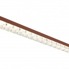 SL1018.613.01 Светильник подвесной ST-Luce терракотовый/прозрачный LED 1*32W 4000K