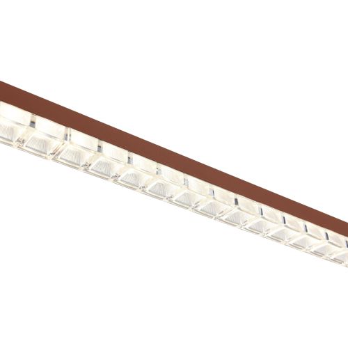 SL1018.613.01 Светильник подвесной ST-Luce терракотовый/прозрачный LED 1*32W 4000K