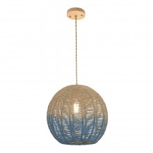 SL1514.623.01 Светильник подвесной ST-Luce Древесный/Бежевый,Синий E27 1*40W