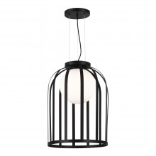 SL6129.403.01 Светильник подвесной ST-Luce Черный/Белый E27 1*60W