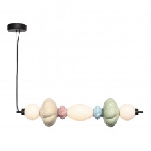 SL6134.443.01 Светильник подвесной ST-Luce черный/зеленый, розовый, желтый, синий, опаловый LED 1*24