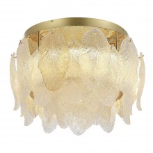 SL6135.202.01 Светильник потолочный ST-Luce золото/прозрачный, янтарный LED 1*20W 3000K