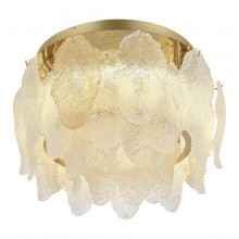 SL6135.202.01 Светильник потолочный ST-Luce золото/прозрачный, янтарный LED 1*20W 3000K