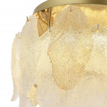 SL6135.202.01 Светильник потолочный ST-Luce золото/прозрачный, янтарный LED 1*20W 3000K