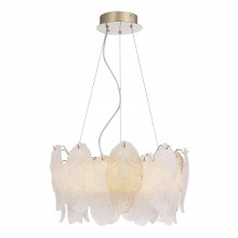 SL6135.203.01 Светильник подвесной ST-Luce золото/прозрачный, янтарный LED 1*30W 3000K