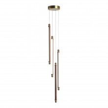 SL6225.303.04 Светильник подвесной ST-Luce Латунь/Терракотовый, Белый LED 4*6W 3000K