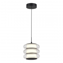 SL6239.403.03 Светильник подвесной ST-Luce черный/прозрачный LED 1*16W 3000K