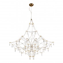 SL6601.213.114 Светильник подвесной ST-Luce Золотистый/Прозрачный LED 114*0,5W 3000K