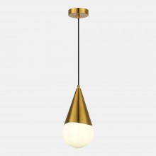 SLE1197-203-01 Светильник подвесной Золотистый/Белый E27 1*40W