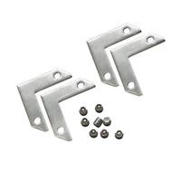 ST001.179.00 Уголок 90° горизонтальный к-т (4 соединителя+8 винтов) для ST001.129.00 ST-Luce Серебри