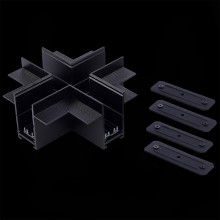 ST021.422.21 X- образный  встраиваемый соединитель Skyline 220 ST-Luce Черный