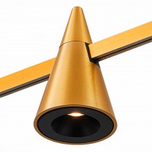 ST813.246.05 Магнитный трековый светильник FARM Золотистый LED 1*5W 4000K 272Lm Ra90 60 IP20 D70xH1
