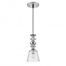 LUMION 8049/1A SUSPENTIONI LN25 308 хром/прозрачный металл/стекло Подвесной светильник E27 1*60W 220