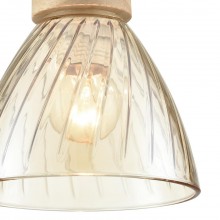 LUMION 8051/1A SUSPENTIONI LN25 309 дерево/амбер металл/стекло Подвесной светильник E27 1*60W 220V M