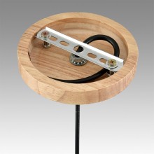 LUMION 8051/1A SUSPENTIONI LN25 309 дерево/амбер металл/стекло Подвесной светильник E27 1*60W 220V M