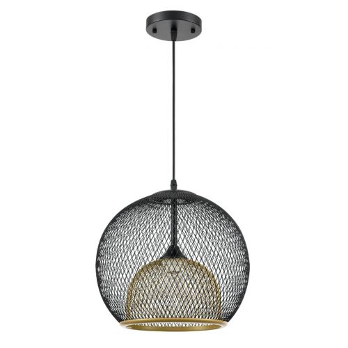 LUMION 8052/1A SUSPENTIONI LN25 315 черный/черный, золото металл/металл Подвесной светильник E27 1*6