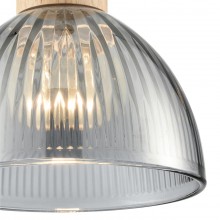 LUMION 8053/1A SUSPENTIONI LN25 310 дерево/смоки металл/стекло Подвесной светильник E27 1*60W 220V N