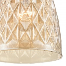 LUMION 8056/1A SUSPENTIONI LN25 311 черный/амбер металл/стекло Подвесной светильник E27 1*60W 220V E