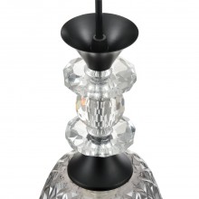 LUMION 8057/1A SUSPENTIONI LN25 311 черный/смоки металл/стекло Подвесной светильник E27 1*60W 220V E