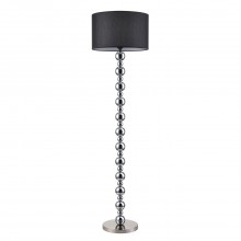 LUMION 8079/1F NEOCLASSI LN25 369 хром/черный металл/текстиль Торшер E27 1*60W 220V NAVILA