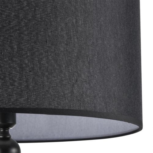 LUMION 8079/1F NEOCLASSI LN25 369 хром/черный металл/текстиль Торшер E27 1*60W 220V NAVILA