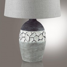 LUMION 8118/1T COMFI LN25 000 серый, керамика/текстиль Настольная лампа E27 1*60W 220V AVALONA