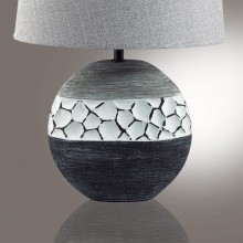 LUMION 8119/1T COMFI LN25 000 серый, керамика/текстиль Настольная лампа E27 1*60W 220V AVALONA