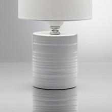 LUMION 8144/1T MODERNI LN25 000 белый, керамика/текстиль Настольная лампа Е27 1*60W 220V TUALA