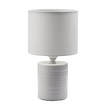 LUMION 8144/1T MODERNI LN25 000 белый, керамика/текстиль Настольная лампа Е27 1*60W 220V TUALA