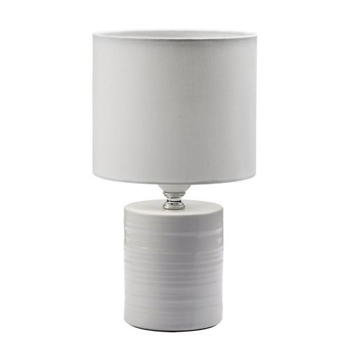 LUMION 8144/1T MODERNI LN25 000 белый, керамика/текстиль Настольная лампа Е27 1*60W 220V TUALA
