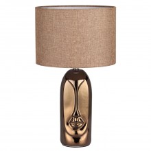 LUMION 8149/1T MODERNI LN25 000 бронза/бежевый, керамика/текстиль Настольная лампа Е27 1*60W 220V AK
