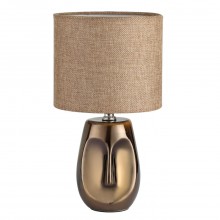 LUMION 8150/1T MODERNI LN25 000 бронза/бежевый, керамика/текстиль Настольная лампа Е27 1*60W 220V AK
