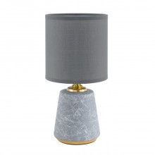 LUMION 8168/1T COUNTY LN25 000 серый, керамика/текстиль Настольная лампа E14 1*40W 220V GIATA